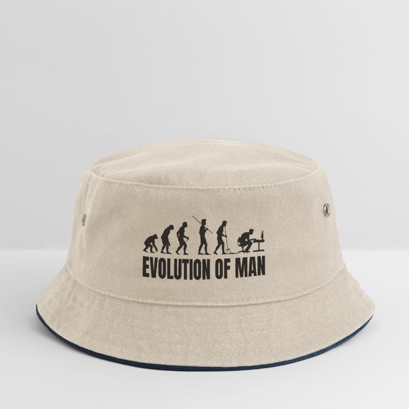 Programmierer Computerfreak Evolution Kinder Bucket Hat