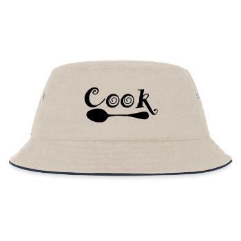 cook - Kinder Bucket Hat - Natur/Navy - Vorne
