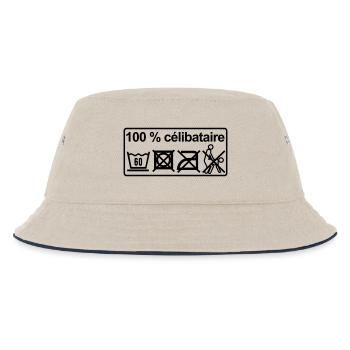 100% celibataire - Bob Enfant - blanc cassé/bleu marine - Devant