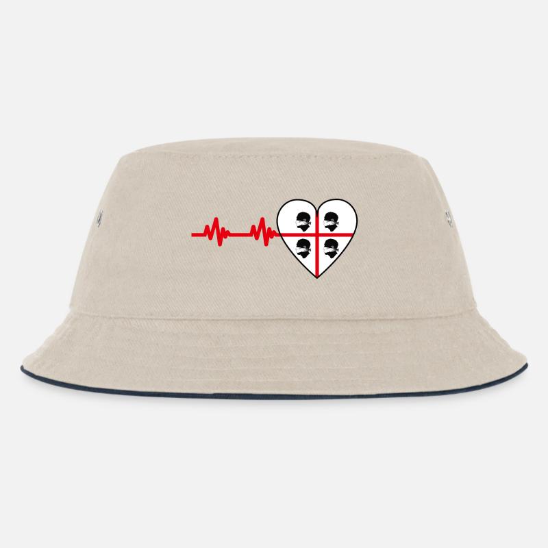 4 Mori Maskierte Puls - Kinder Bucket Hat - Natur/Navy