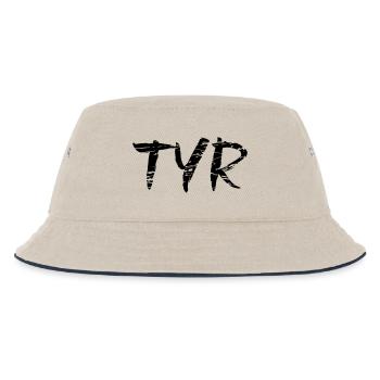 Tyr - Kids’ Bucket Hat - ecru/navy - Front