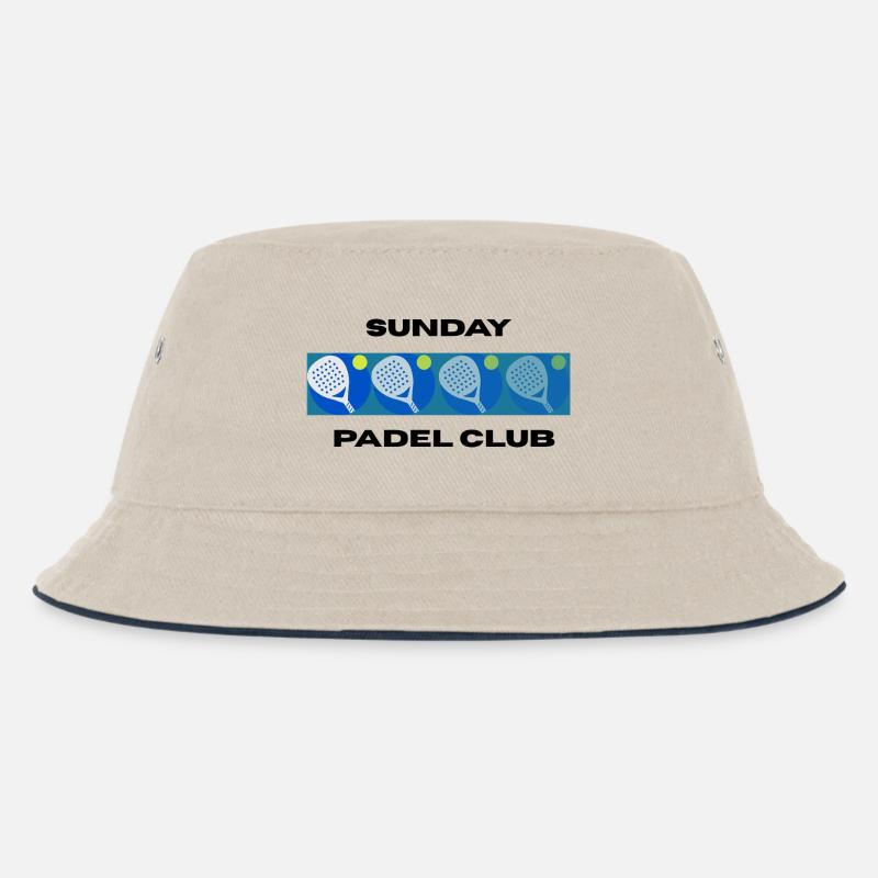 Club de Padel du dimanche - Bob Enfant - blanc cassé/bleu marine