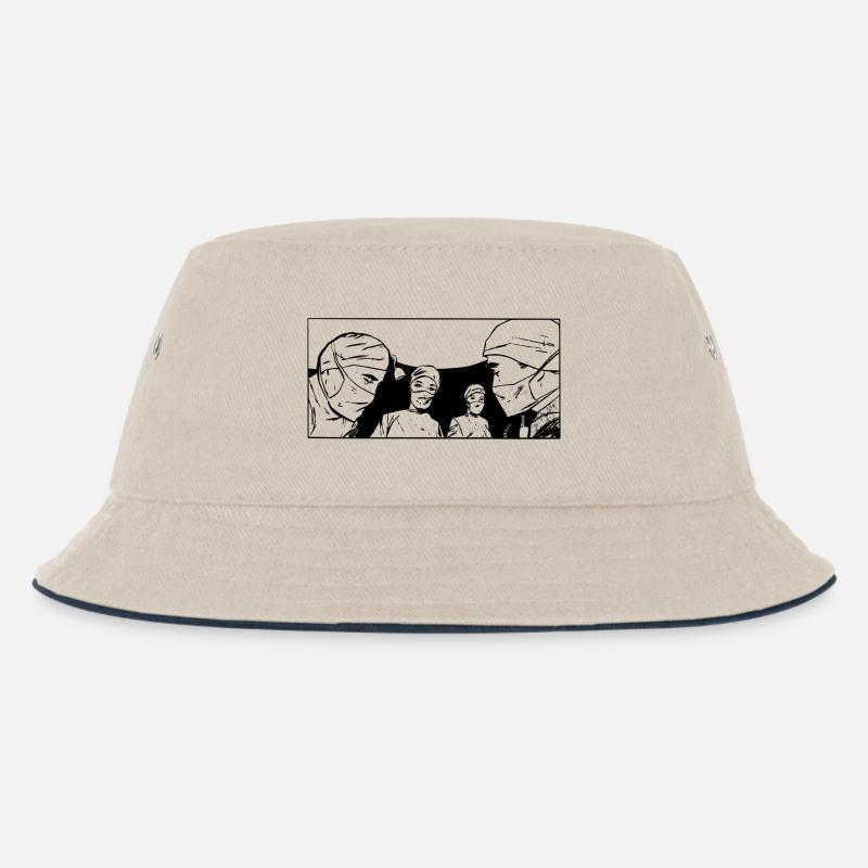 Operation - Kinder Bucket Hat - Natur/Navy