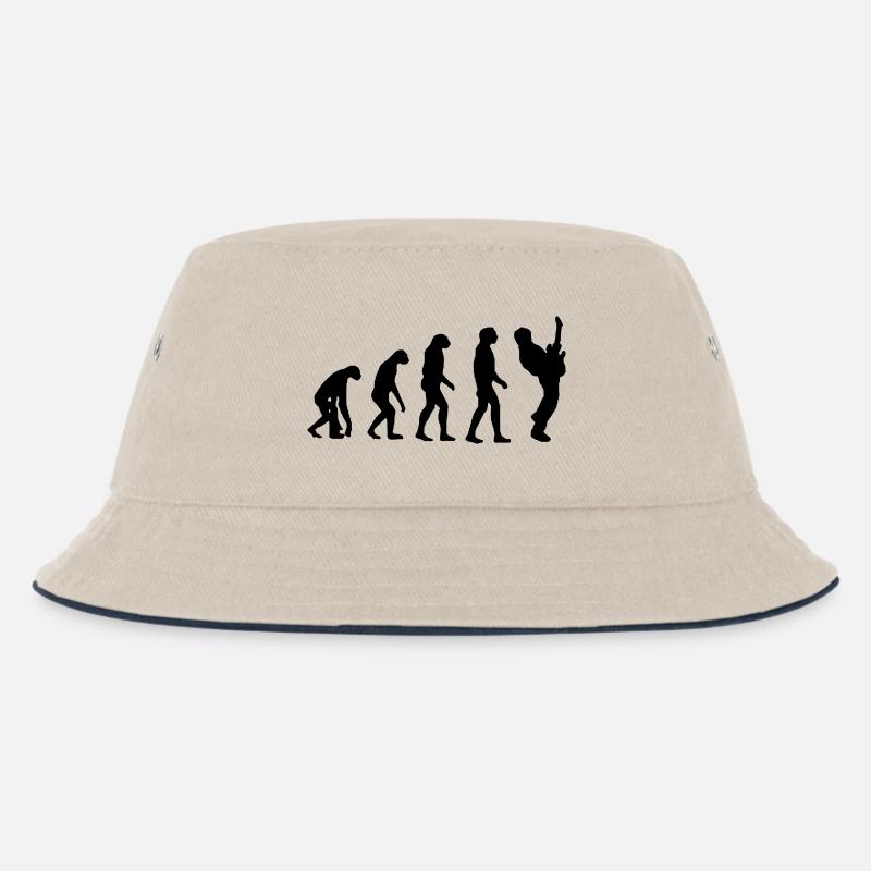 Evolution du guitariste, guitariste, musicien # - Bob Enfant - blanc cassé/bleu marine
