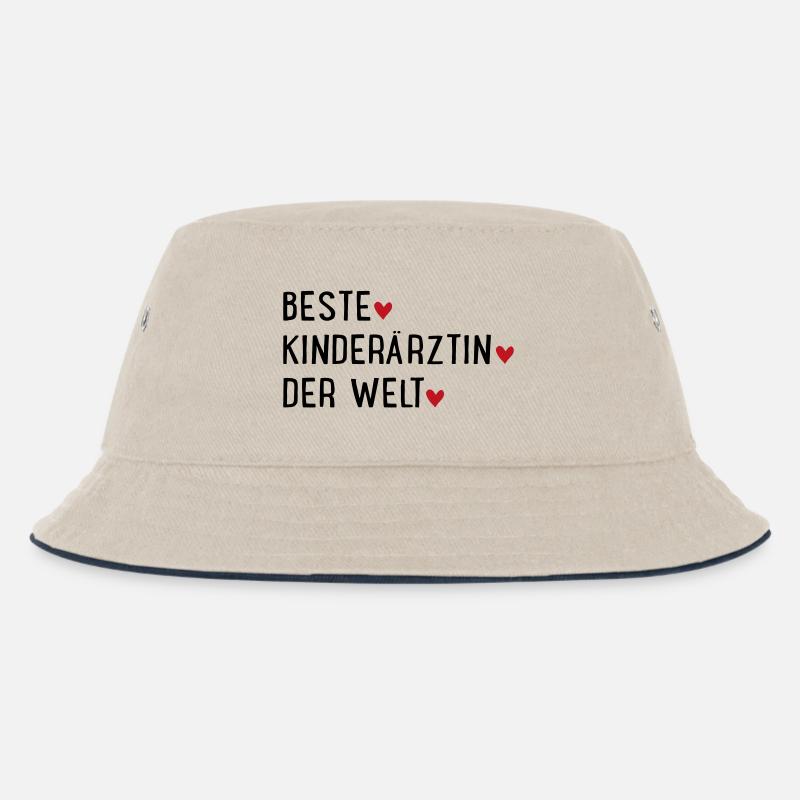 Kinderärztin - Kinder Bucket Hat - Natur/Navy