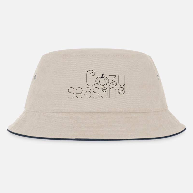 saison douillette - Bob Enfant - blanc cassé/bleu marine