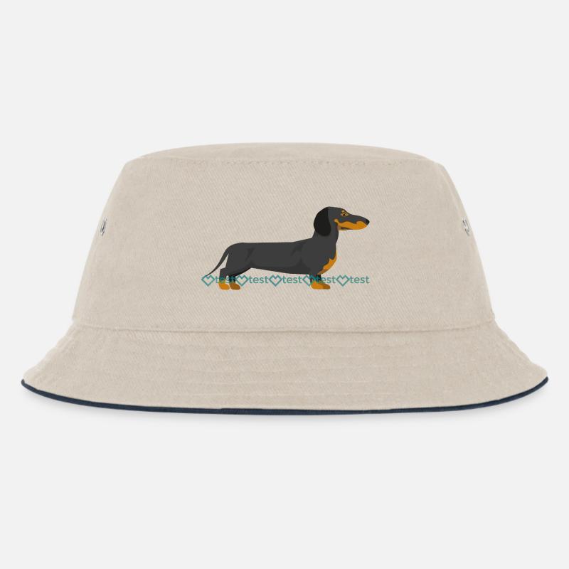 Silhouette teckel avec motif de filigrane - Bob Enfant - blanc cassé/bleu marine