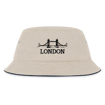 london - Kinder Bucket Hat - Natur/Navy - Vorne