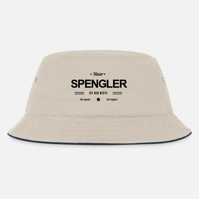 Bester Spengler - Kinder Bucket Hat - Natur/Navy