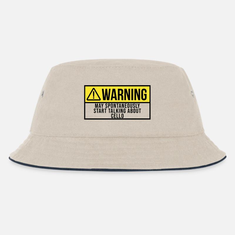 Cello - Kinder Bucket Hat - Natur/Navy
