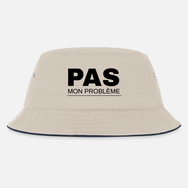 Nicht mein Problem - Kinder Bucket Hat - Natur/Navy