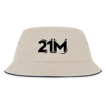 Motif du logo Cool 21M pour Bitcoin Miner - Bob Enfant - blanc cassé/bleu marine - Devant