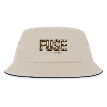 FUSE – Court-métrage par conception | Jeu de mots électrique - Bob Enfant - blanc cassé/bleu marine - Devant