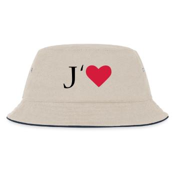 I love - Bob Enfant - blanc cassé/bleu marine - Devant