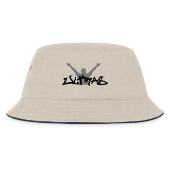 Ultras pos - Kinder Bucket Hat - Natur/Navy - Vorne