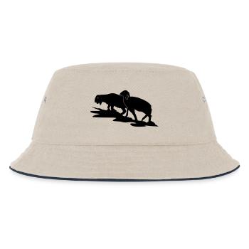 Lämmer - Kinder Bucket Hat - Natur/Navy - Vorne