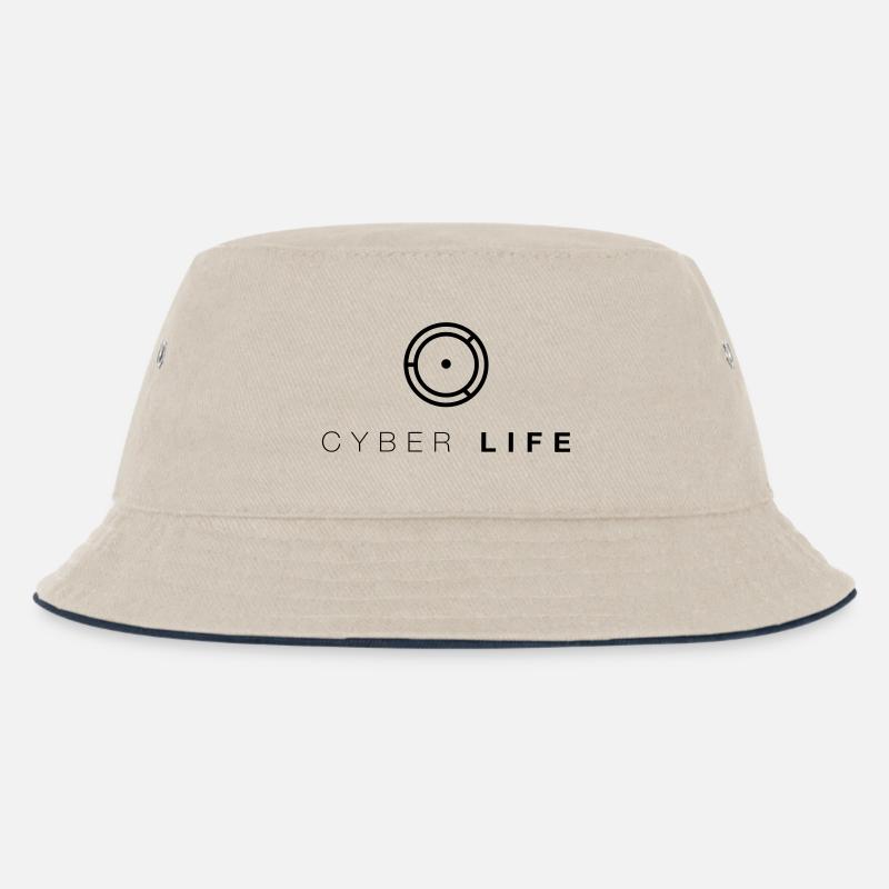 CYBERLIFE_Android - Kinder Bucket Hat - Natur/Navy