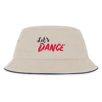 Let's DANCE - Lass uns tanzen - Kinder Bucket Hat - Natur/Navy - Vorne