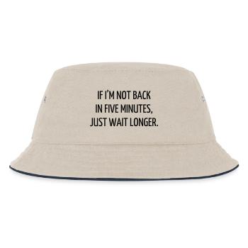Cinema / Film / Zitat / TV-Serie - Kinder Bucket Hat - Natur/Navy - Vorne