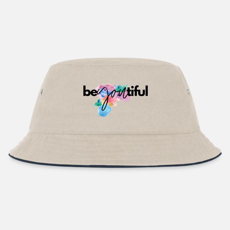 be you tiful - Kinder Bucket Hat - Natur/Navy