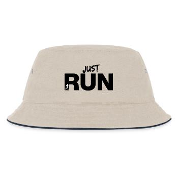 JUST RUN, RUN NOW! RESOLUTION JOGGING FITNESS FIT - Kids’ Bucket Hat - ecru/navy - Front