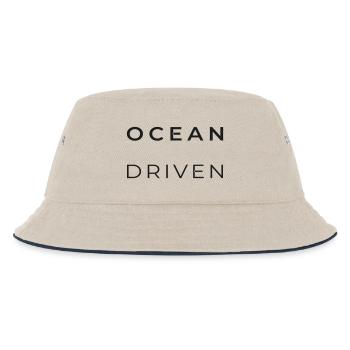 OCEAN DRIVER - Kids’ Bucket Hat - ecru/navy - Front