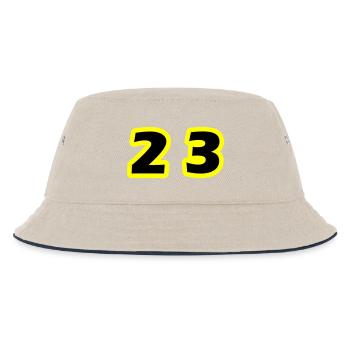 Symbole du chiffre 23 - Bob Enfant - blanc cassé/bleu marine - Devant