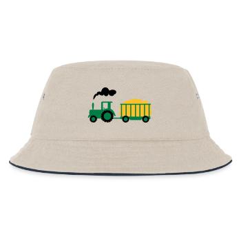 tracteur - Bob Enfant - blanc cassé/bleu marine - Devant