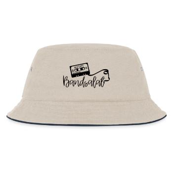 Bandsalat - Kinder Bucket Hat - Natur/Navy - Vorne