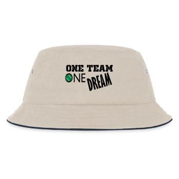 ein Traum - Kinder Bucket Hat - Natur/Navy - Vorne