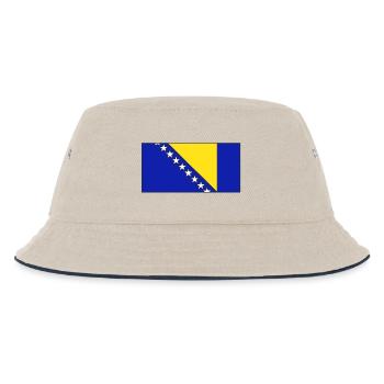 Bosnia and Herzegovina flag - Kids’ Bucket Hat - ecru/navy - Front