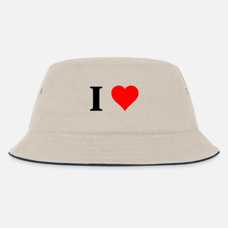 I Love - Bob Enfant - blanc cassé/bleu marine
