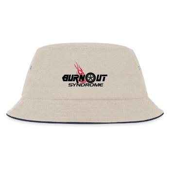 Burnout syndrome - Kinder Bucket Hat - Natur/Navy - Vorne