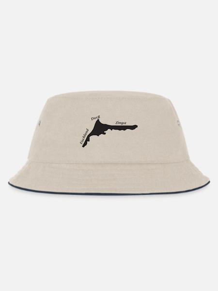Fischland Darß Zingst - Kinder Bucket Hat - Natur/Navy