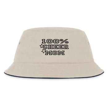 cheermom - Kinder Bucket Hat - Natur/Navy - Vorne