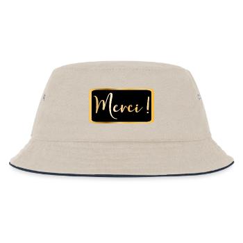 Danke - Danke AESTHETIC - Kinder Bucket Hat - Natur/Navy - Vorne