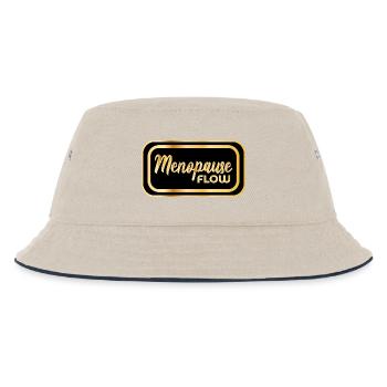 MENOPAUSE WECHSELJAHRE FRAUEN - Kinder Bucket Hat - Natur/Navy - Vorne
