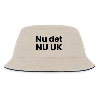 Jetzt ist es jetzt Großbritannien, Dänemark - Kinder Bucket Hat - Natur/Navy - Vorne
