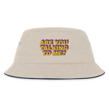 Kultfilm-Anspielung: Sprichst du mit mir. - Kinder Bucket Hat - Natur/Navy - Vorne
