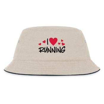 laufen - Kinder Bucket Hat - Natur/Navy - Vorne