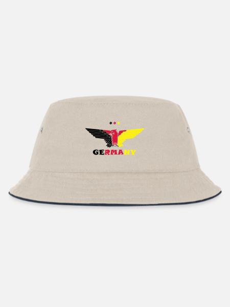 Germany Adler Germany colored - Kids’ Bucket Hat - ecru/navy