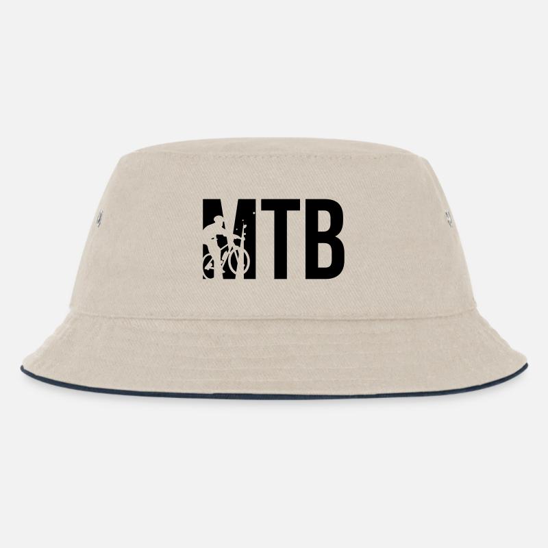 MTB - Kinder Bucket Hat - Natur/Navy