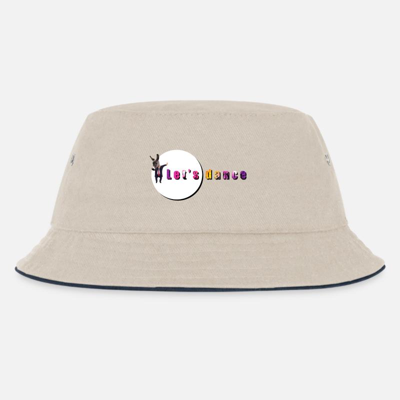 let's dance - Kinder Bucket Hat - Natur/Navy