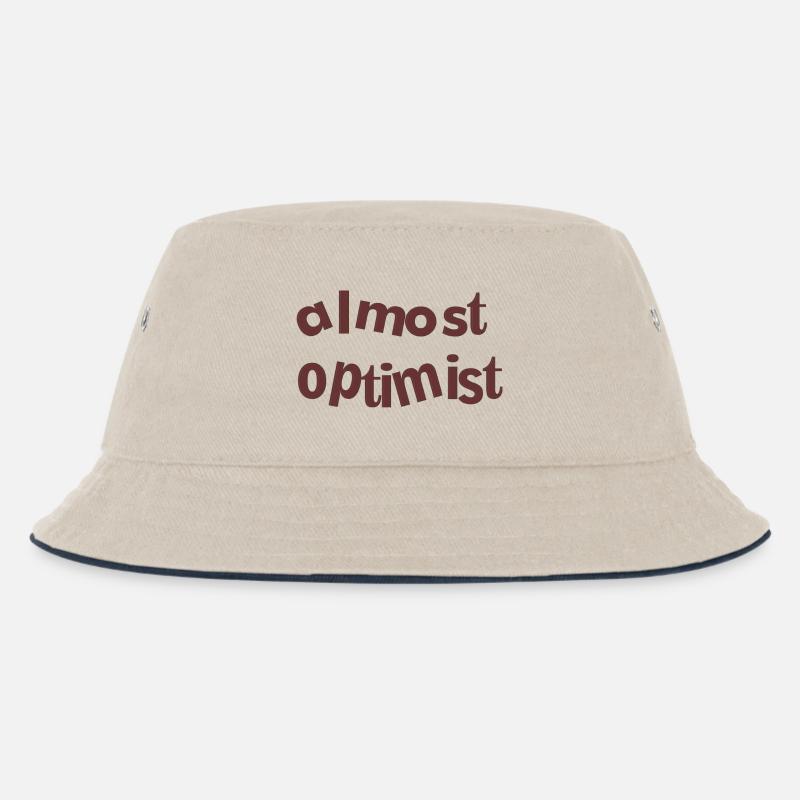 optimist - Kinder Bucket Hat - Natur/Navy