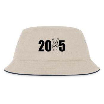 2025 - Kinder Bucket Hat - Natur/Navy - Vorne