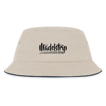 Girls' Trip 2026 Girls' Trip Girls' Tour Girls' Trip - Kids’ Bucket Hat - ecru/navy - Front