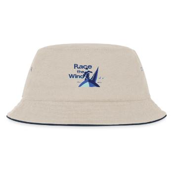 Course contre le vent – Diction du capitaine de régate de voile - Bob Enfant - blanc cassé/bleu marine - Devant