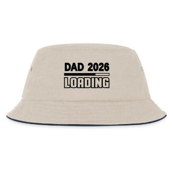 dad_2026_loading - Kinder Bucket Hat - Natur/Navy - Vorne