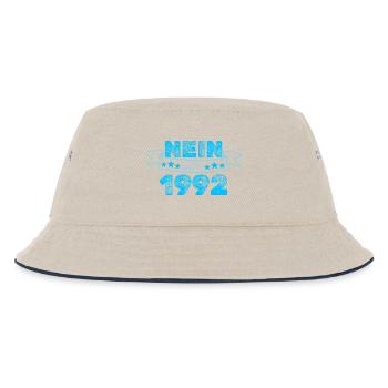 Dagegen 1992 - Kinder Bucket Hat - Natur/Navy - Vorne