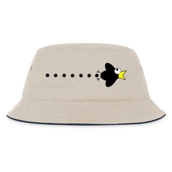 Raven manga - Kids’ Bucket Hat - ecru/navy - Front